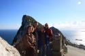 Mit Katja & Markus auf dem Felsen von Gibraltar